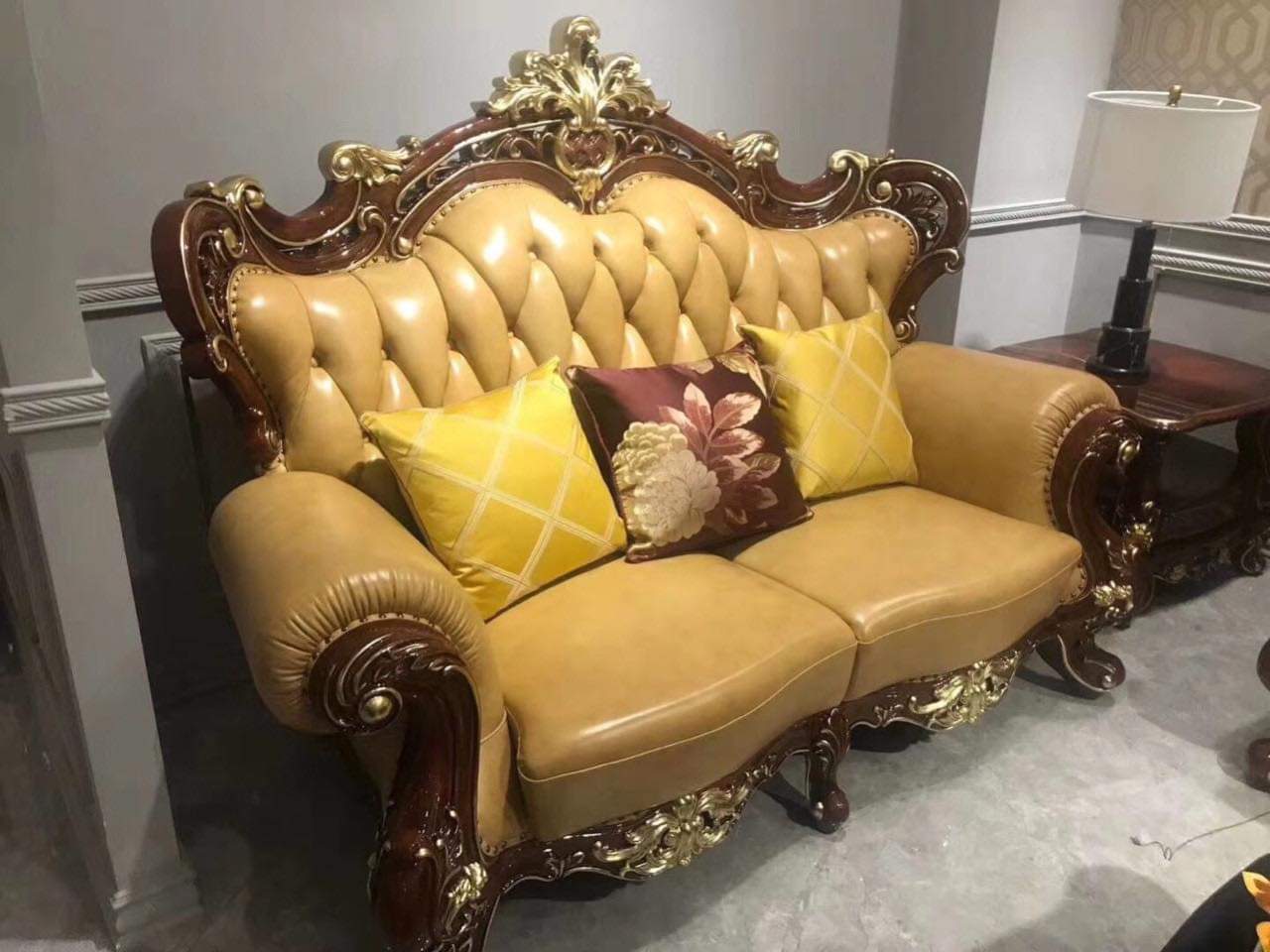 sofa nội thất da cao cấp